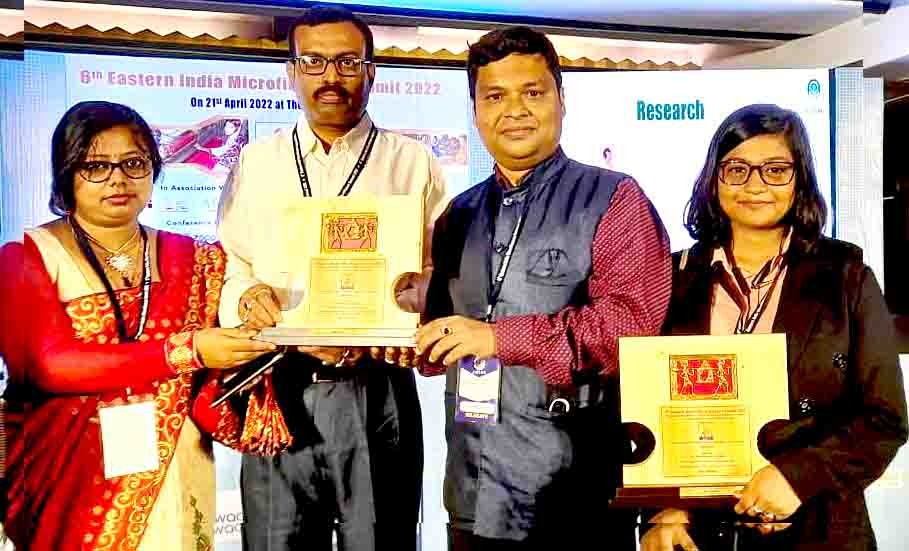 Award for Risk & Digitalization<br />
Eastern India Microfinance Summit 2022