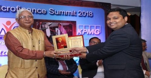 Award for Digitalization<br />
Eastern India Microfinance Summit 2018