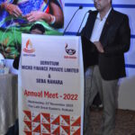 Mr. Sandeepan Acharya CRM of Punjab National Bank delivering his valuable speech.